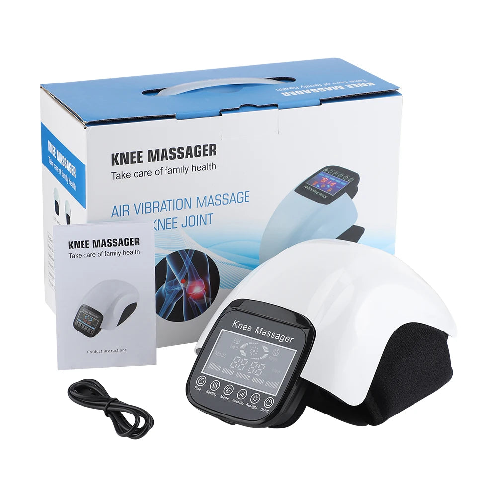 Electric Infrared Heating Knee Massager Air Pressure Vibration Physiotherapy Instrument Knee Massage Rehabilitation Pain Relief